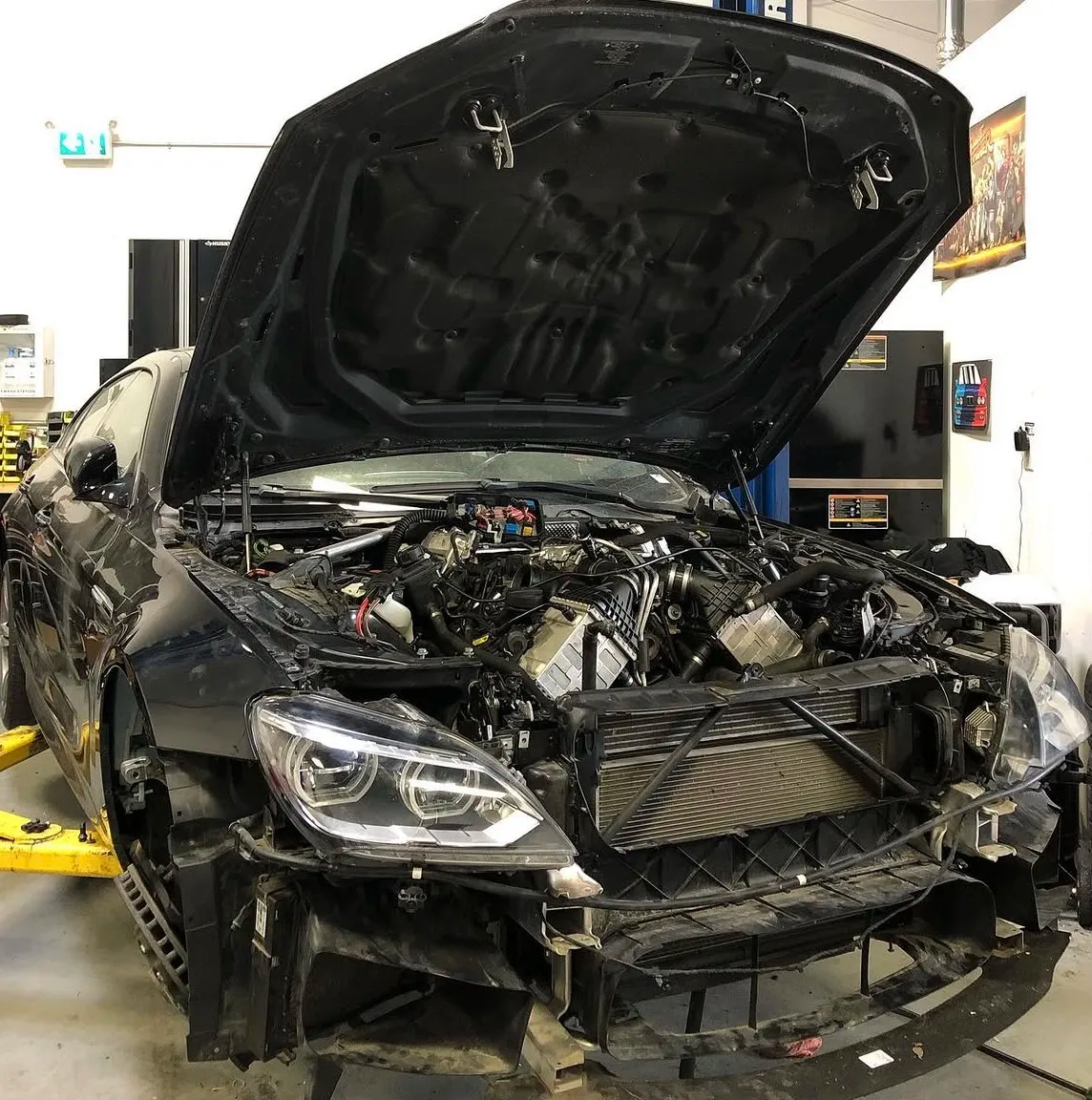 BMW engine work