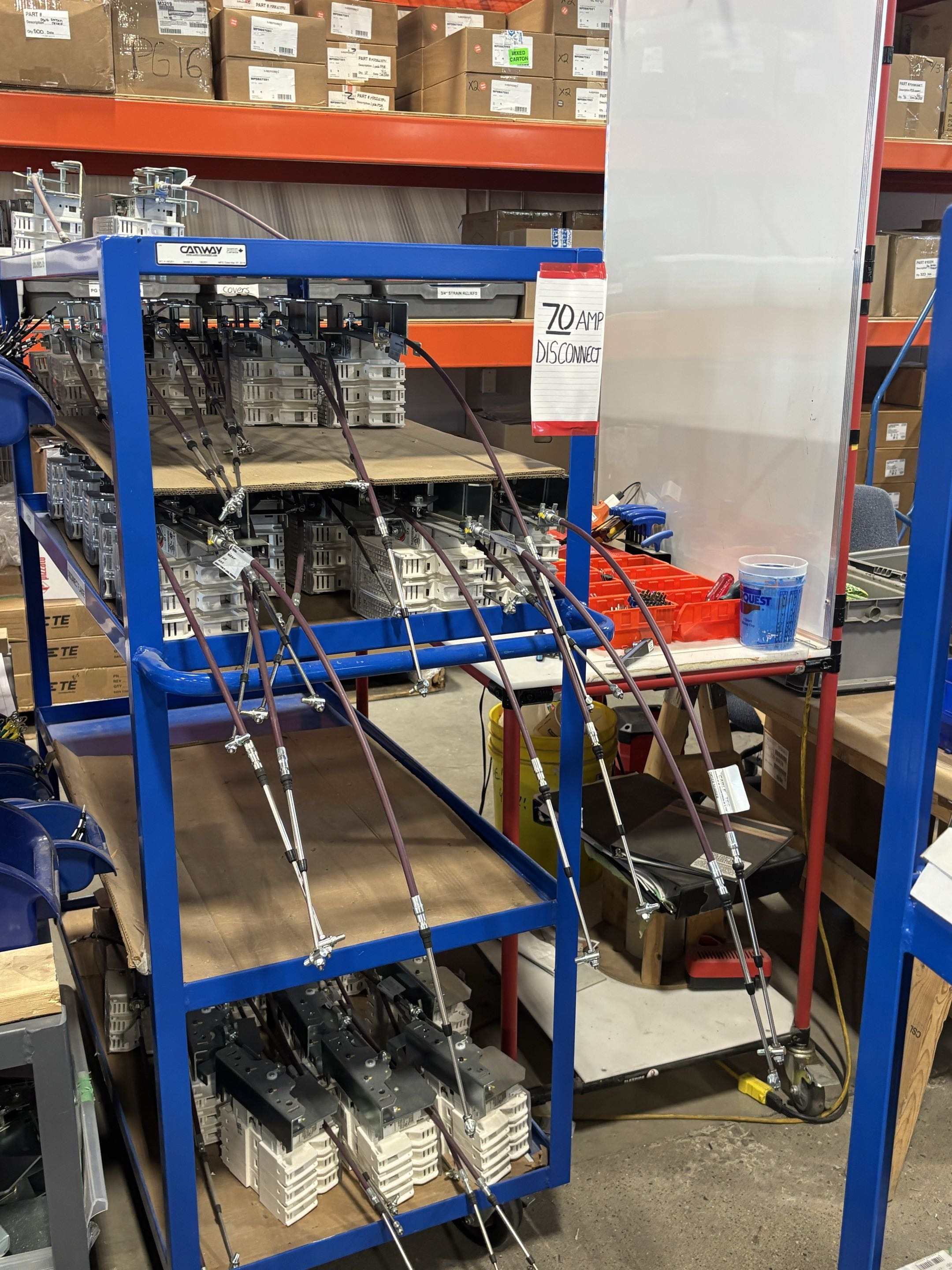Industrial electrical rack