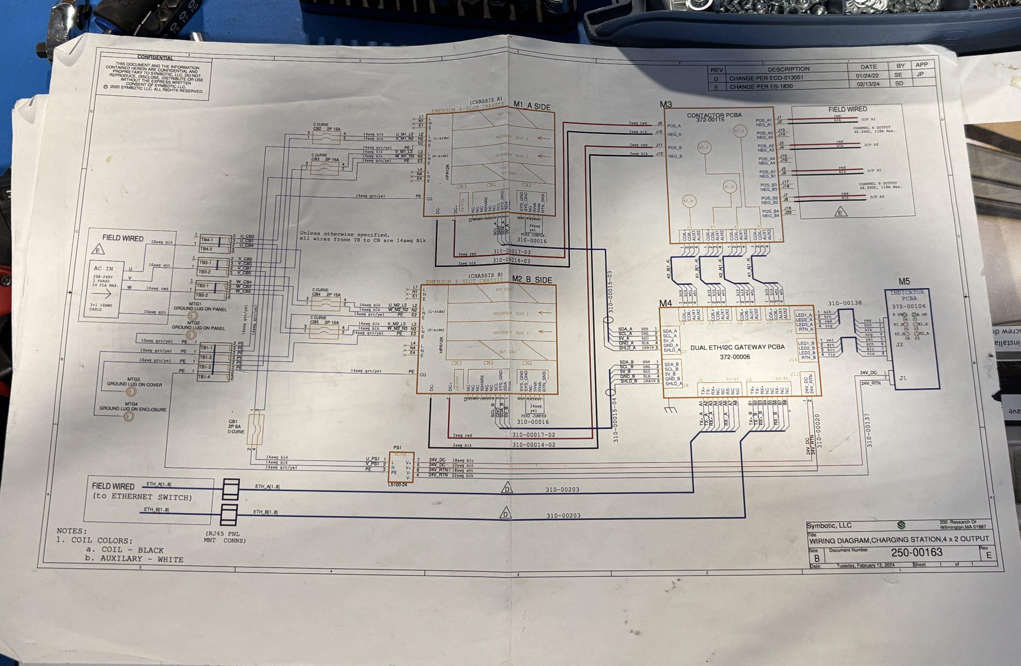 Wiring diagram schematic